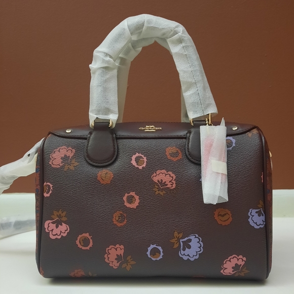 NWT Coach Mini Bennett satchel with Primrose Floral print - Picture 1 of 14